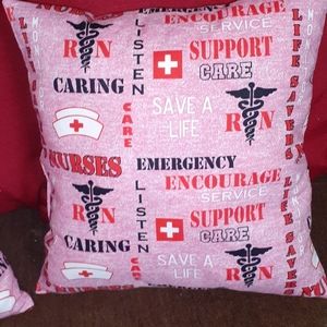 Close-Out Sale Nurse Decorative Pillow Set